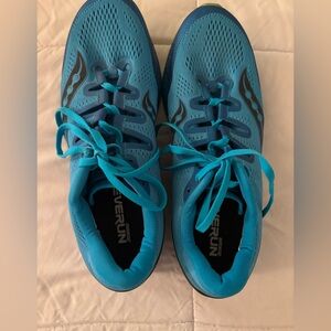 Saucony EVERRUN Men Sz 11 Blue/Turquoise Running Shoes